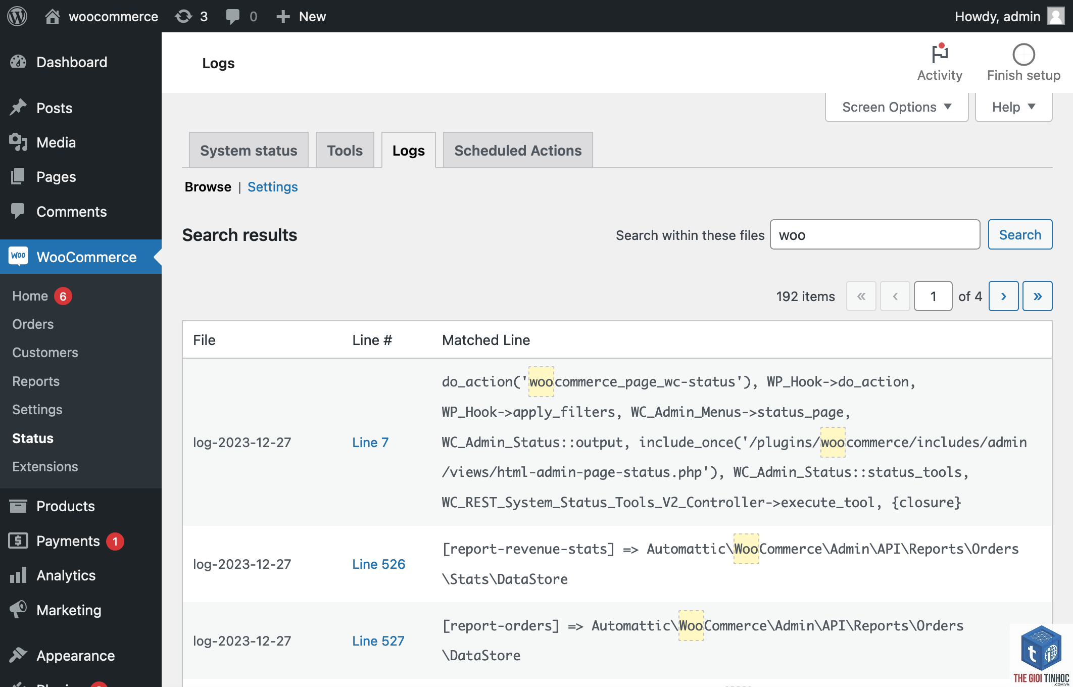 woocommerce debug log - Hình 4