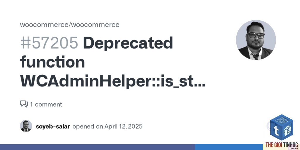 woocommerce deprecated function