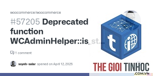 woocommerce deprecated function