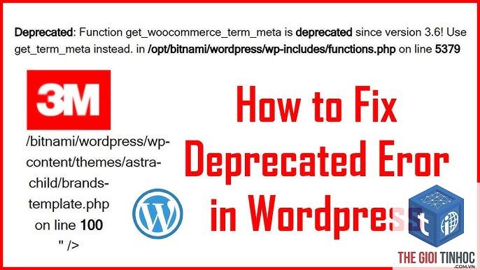 woocommerce deprecated function - Hình 5