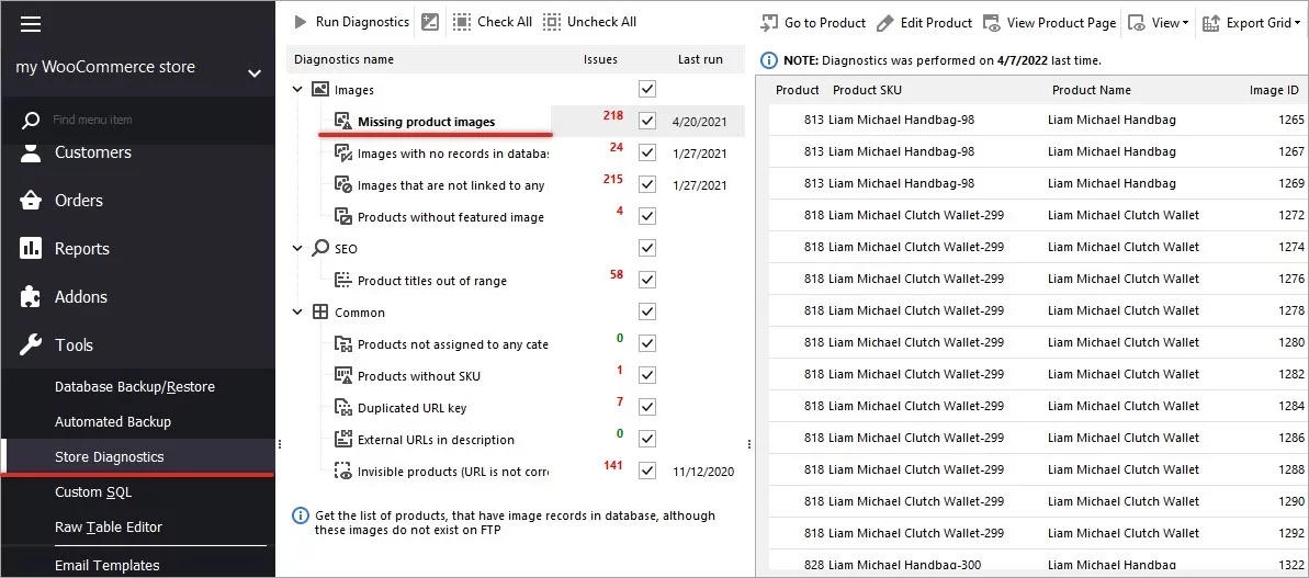 woocommerce diagnostic tools - Hình 4