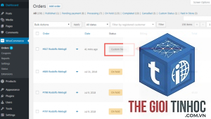 woocommerce đơn hàng sai trạng thái