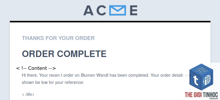 woocommerce email html lỗi - Hình 1