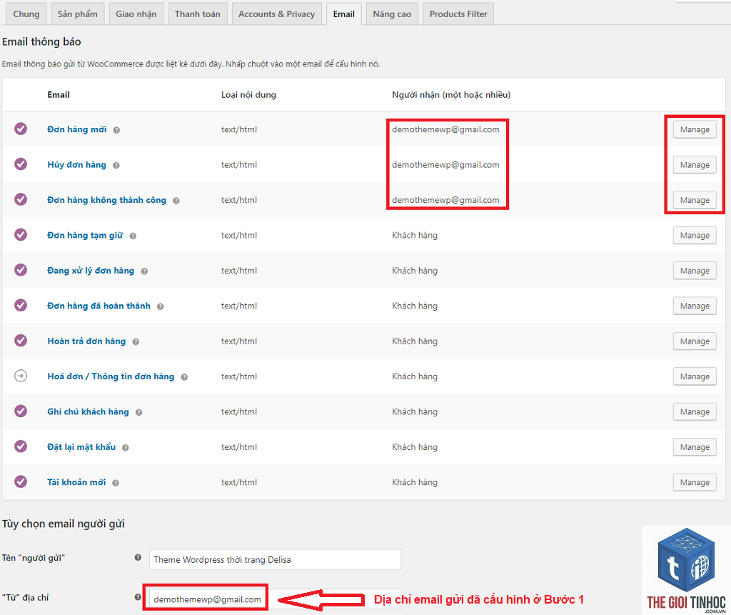 woocommerce email khách hàng không nhận - Hình 2