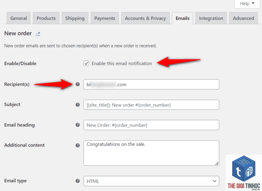 woocommerce email notification lỗi - Hình 5