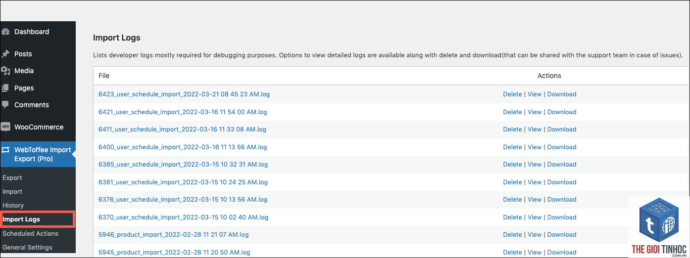 woocommerce export report lỗi - Hình 1