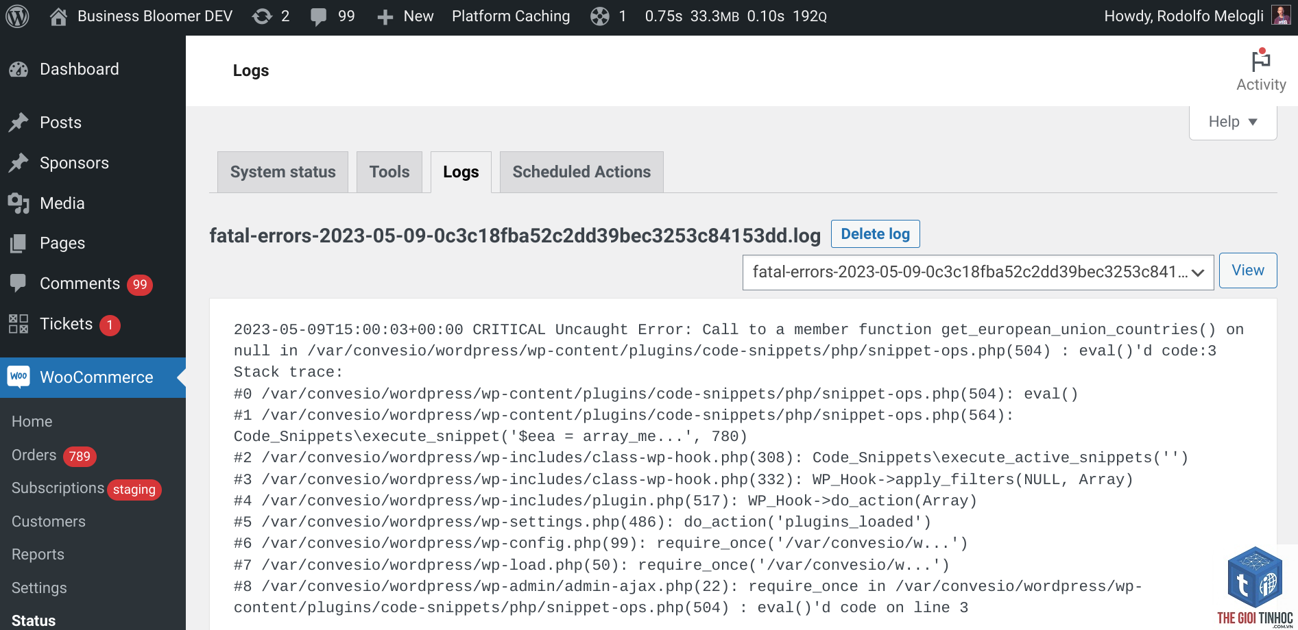woocommerce fatal error - Hình 2