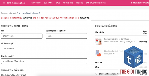 woocommerce giỏ hàng không trừ số lượng
