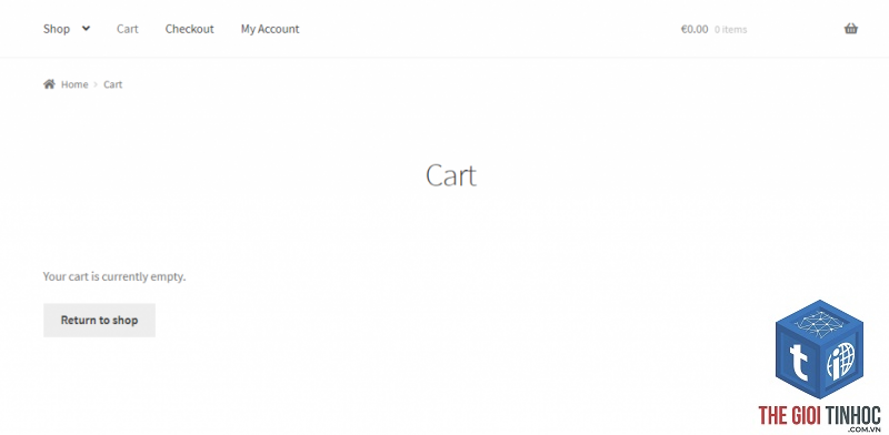 woocommerce giỏ hàng trống - Hình 4