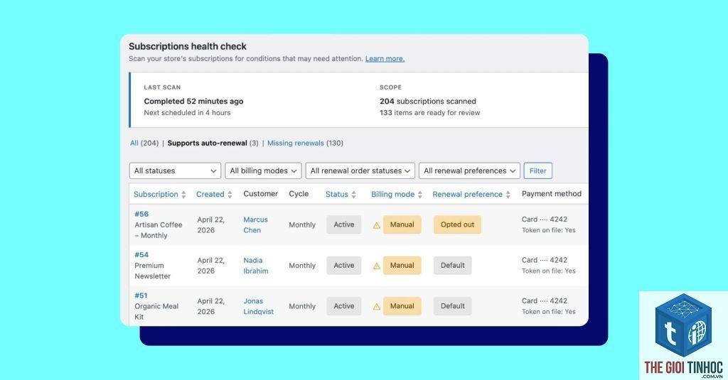 woocommerce health check
