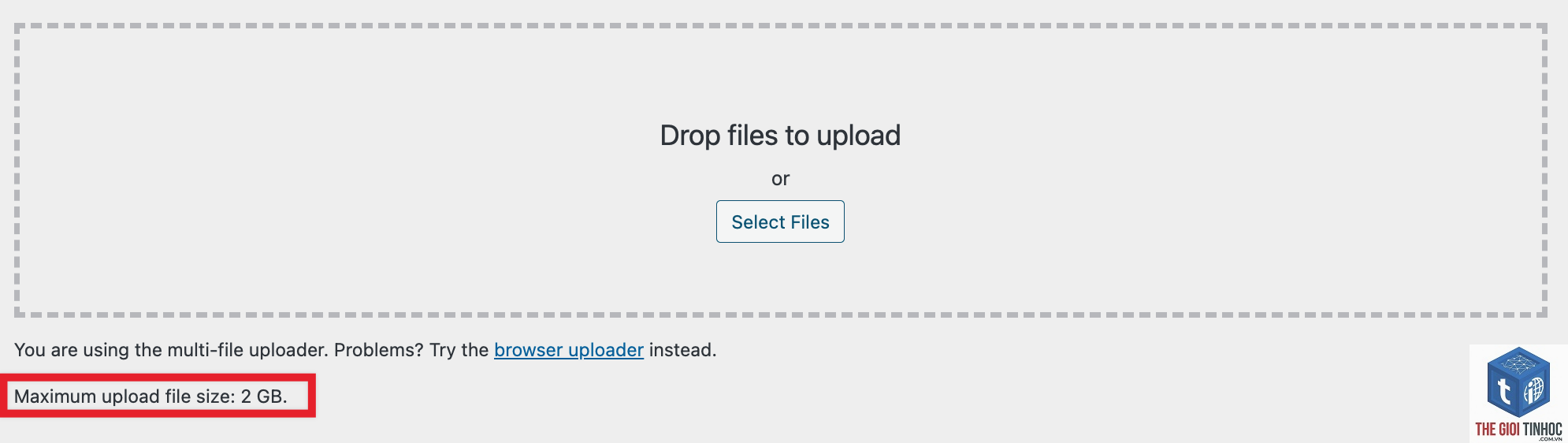 woocommerce image upload lỗi - Hình 1