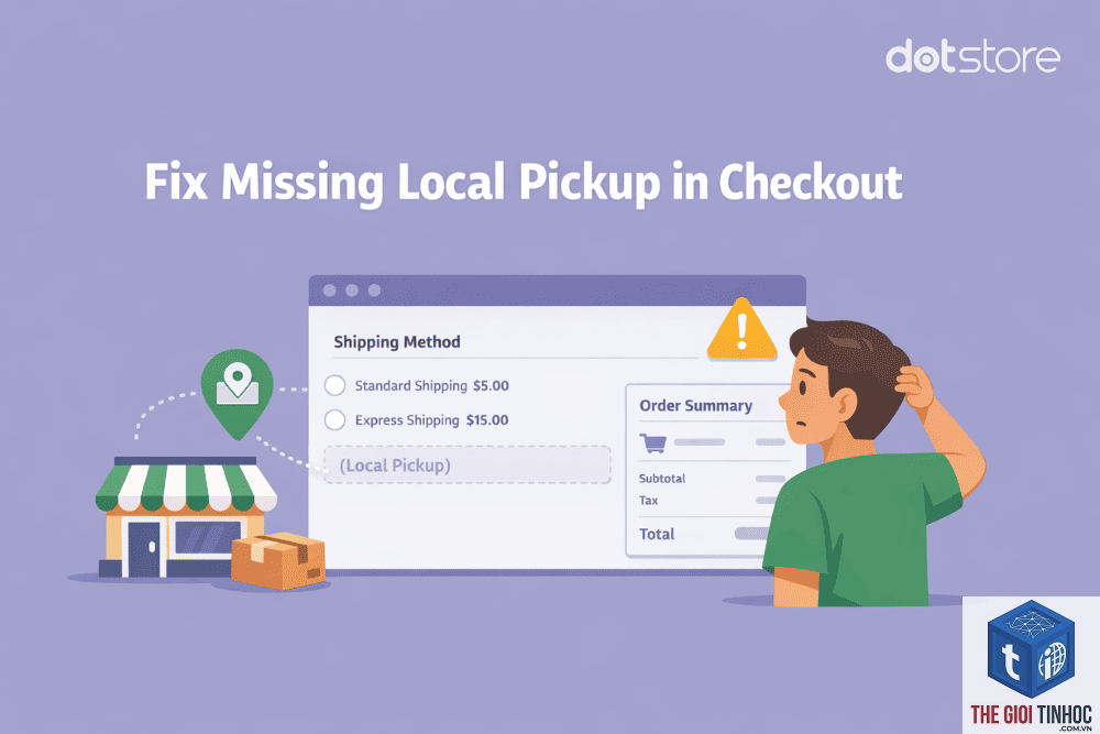 woocommerce local pickup lỗi - Hình 3