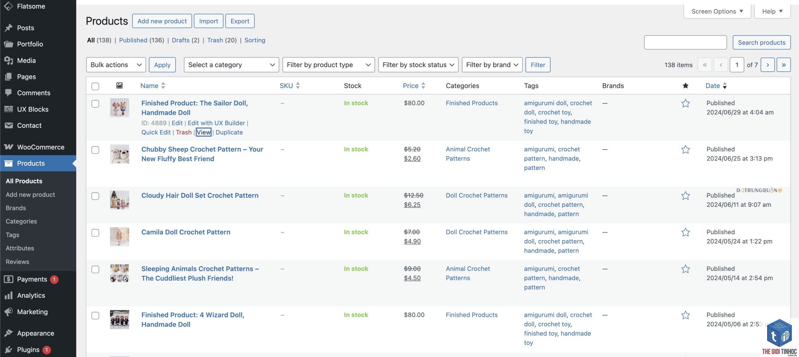 woocommerce lỗi export sản phẩm - Hình 3
