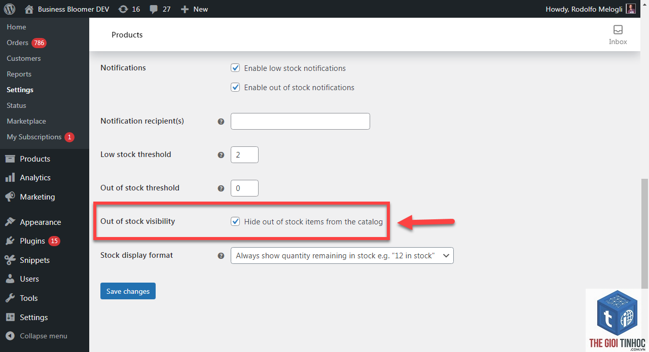 woocommerce lỗi inventory - Hình 2