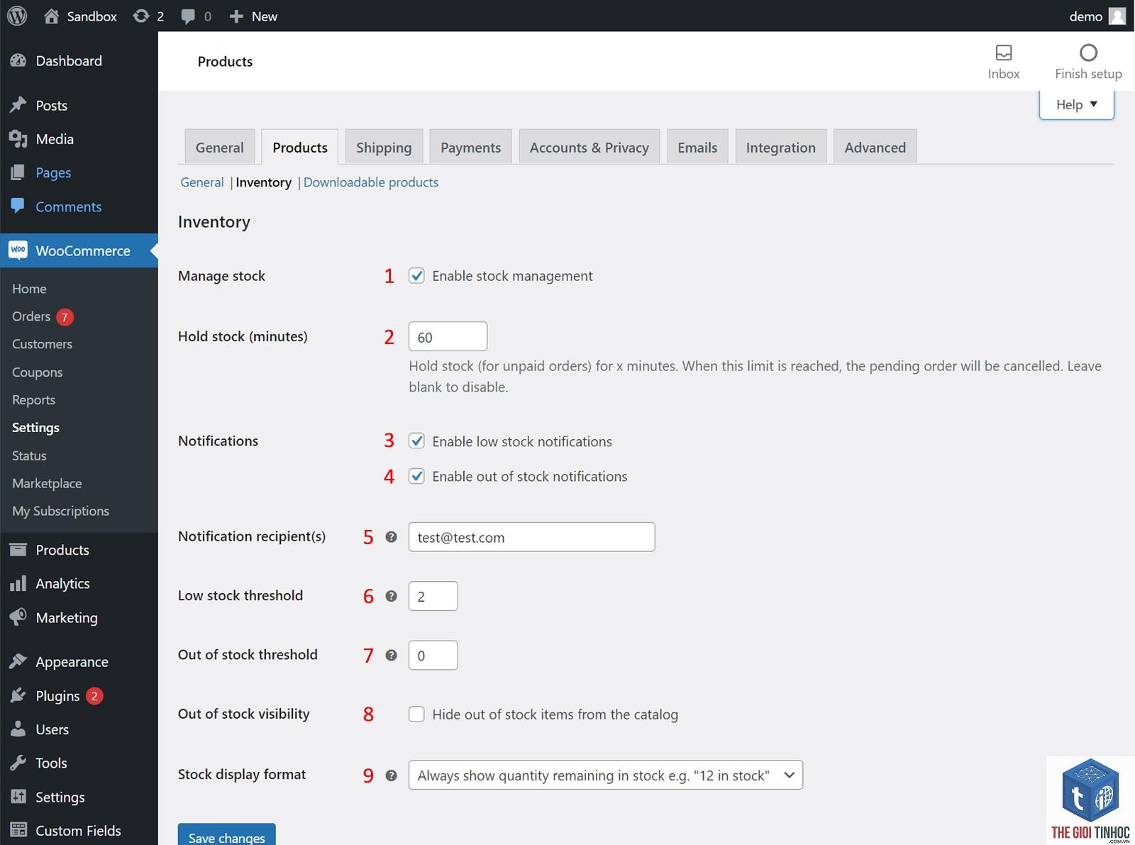 woocommerce lỗi inventory - Hình 5