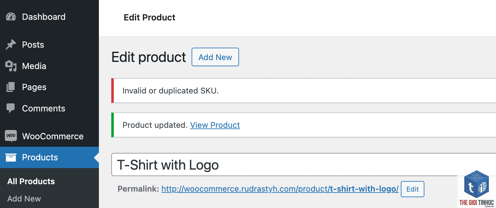 woocommerce lỗi sku - Hình 3