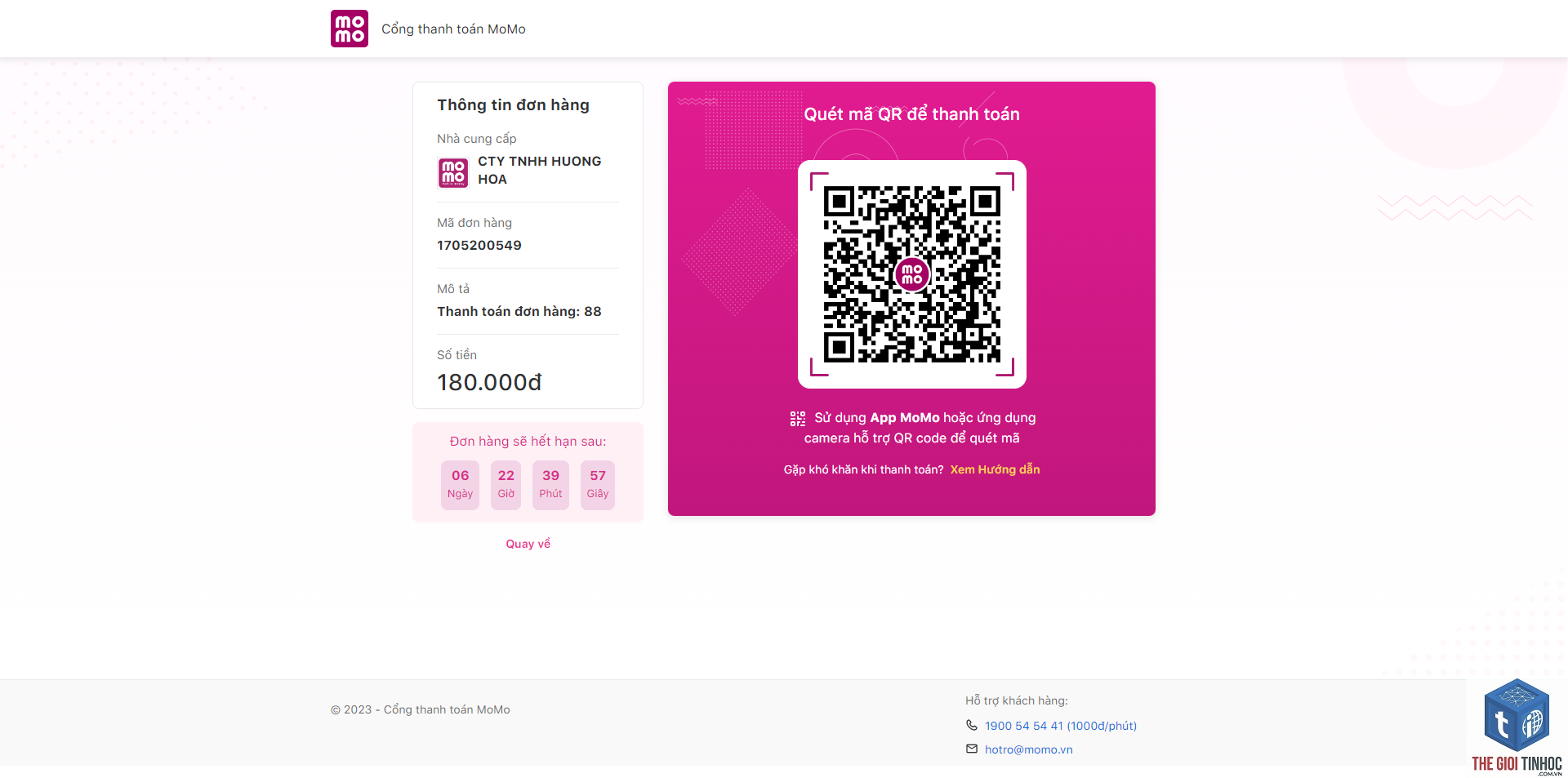 woocommerce momo lỗi - Hình 2