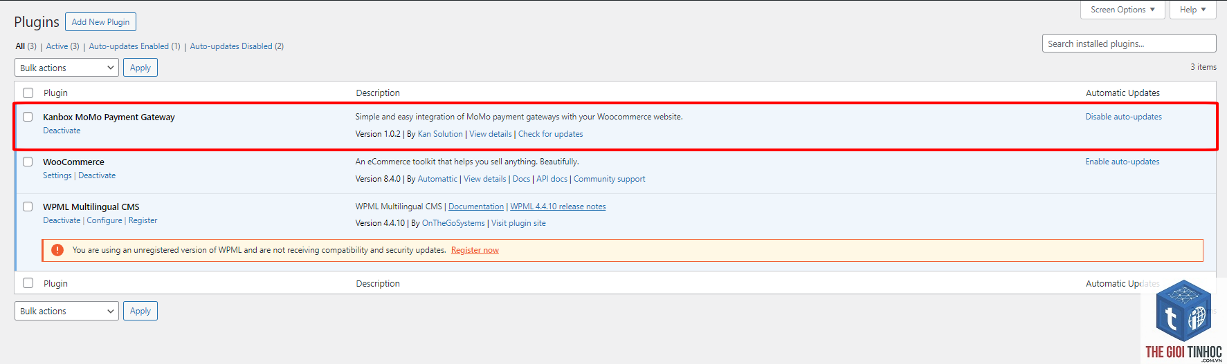 woocommerce momo lỗi - Hình 4