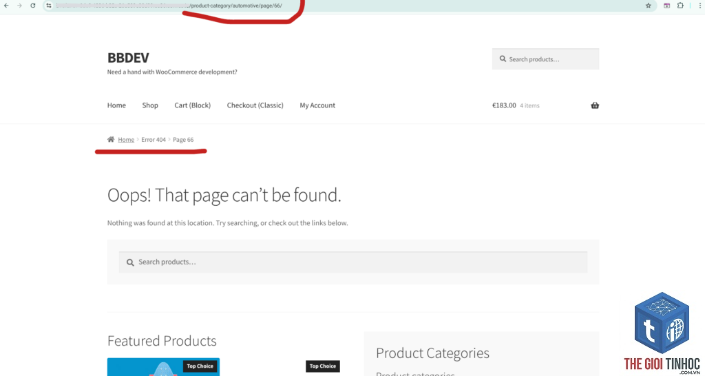 woocommerce my account page 404
