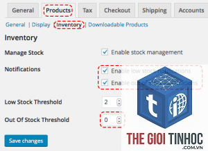 woocommerce out of stock lỗi