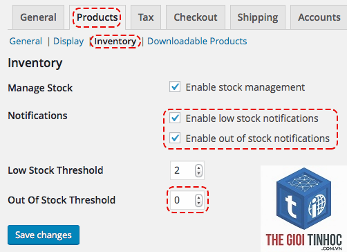 woocommerce out of stock lỗi