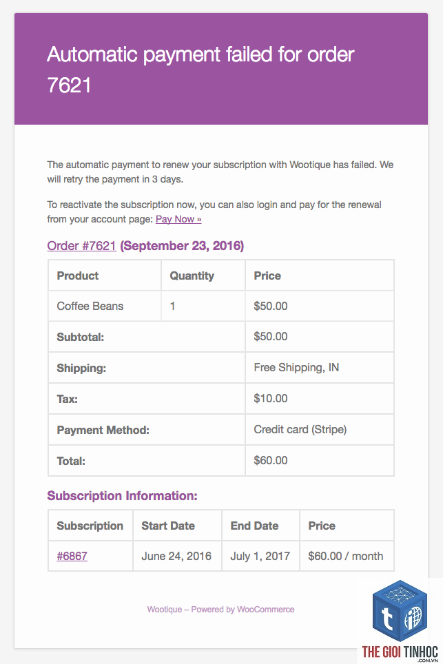woocommerce payment failed - Hình 3