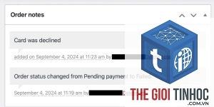 woocommerce payment failed