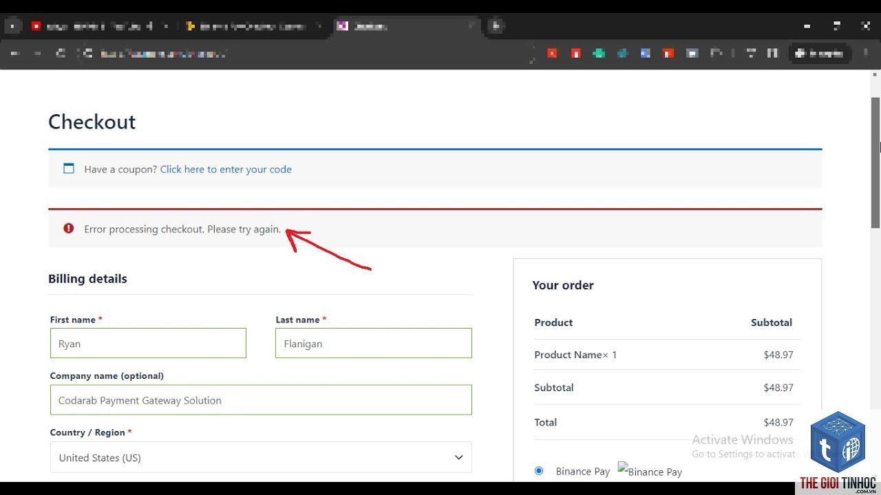 woocommerce payment gateway error - Hình 3