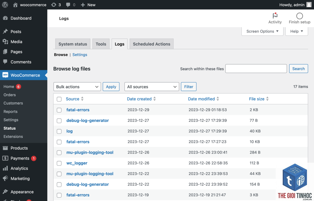 woocommerce php lỗi