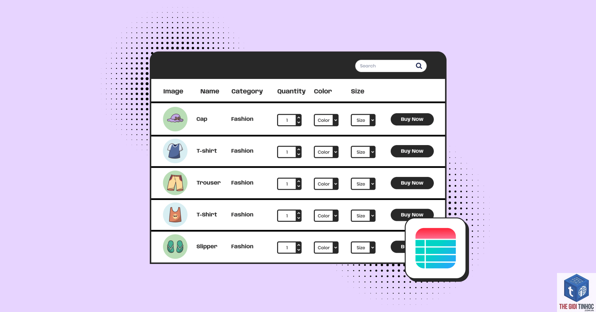woocommerce product table lỗi - Hình 2