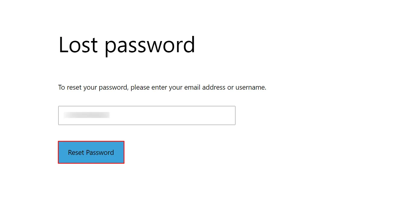 woocommerce reset password lỗi - Hình 3