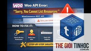 woocommerce rest api lỗi
