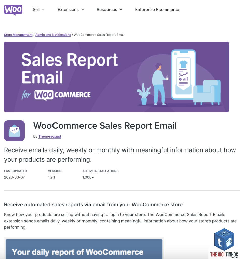 woocommerce sales report lỗi