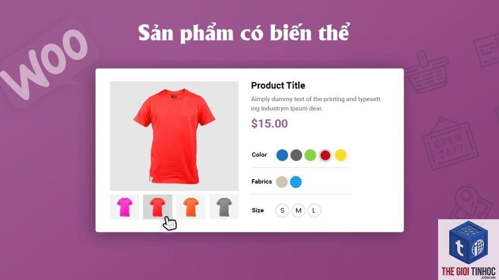 woocommerce sản phẩm lỗi biến thể