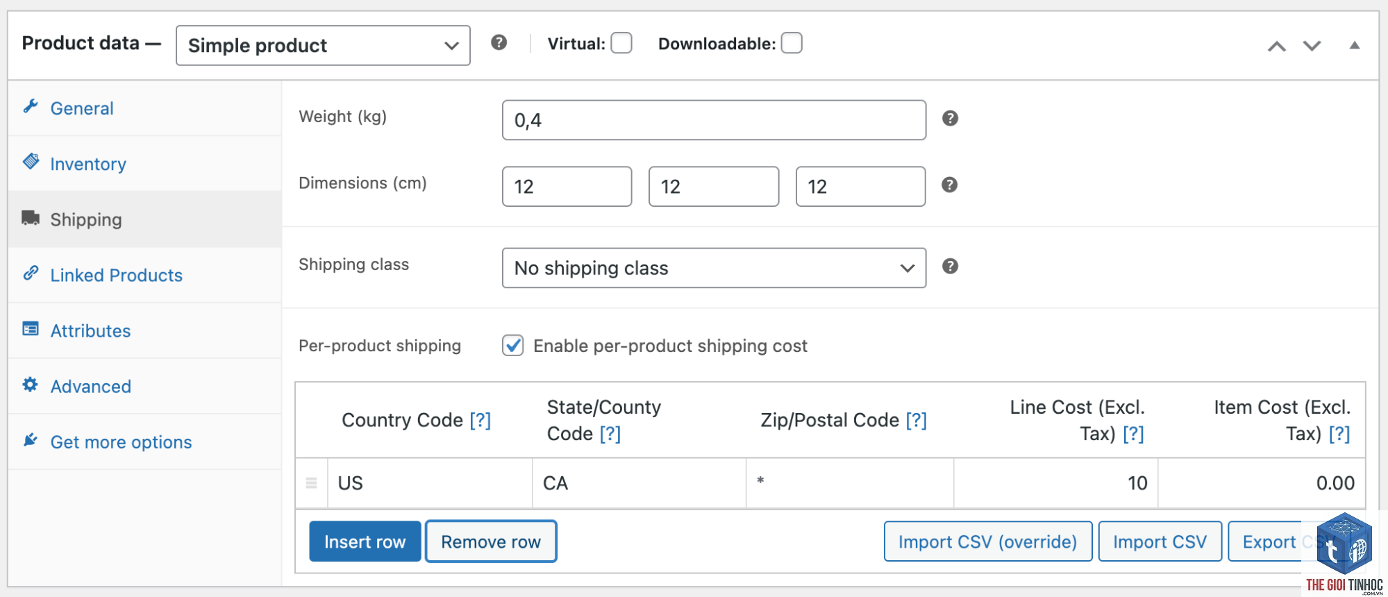 woocommerce shipping cost sai - Hình 5