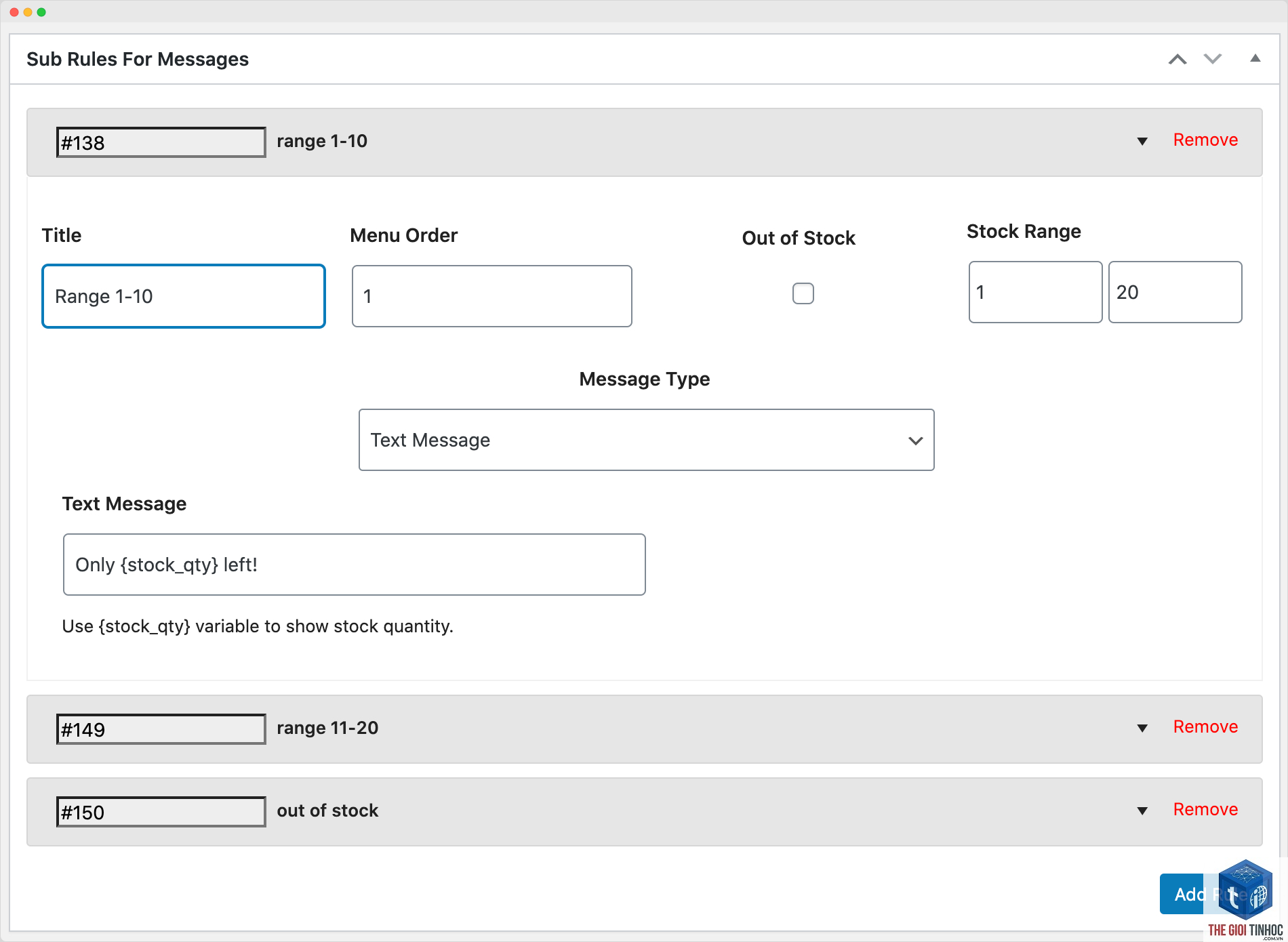woocommerce stock status sai - Hình 2