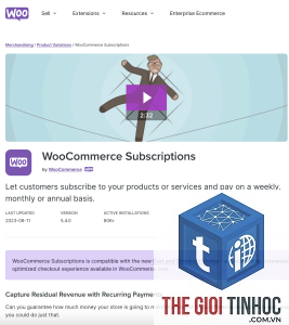 woocommerce subscriptions là gì
