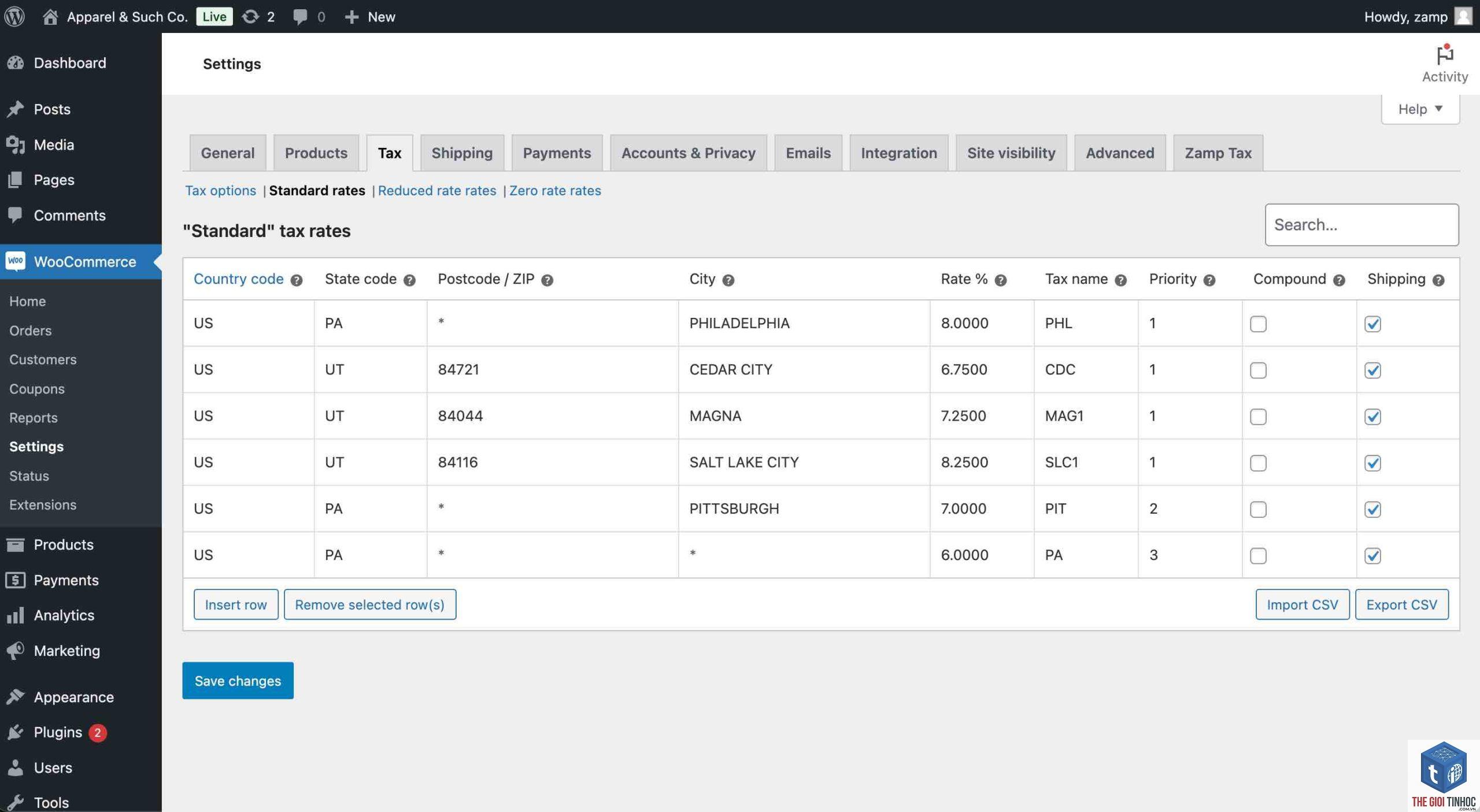 woocommerce tax api lỗi - Hình 5