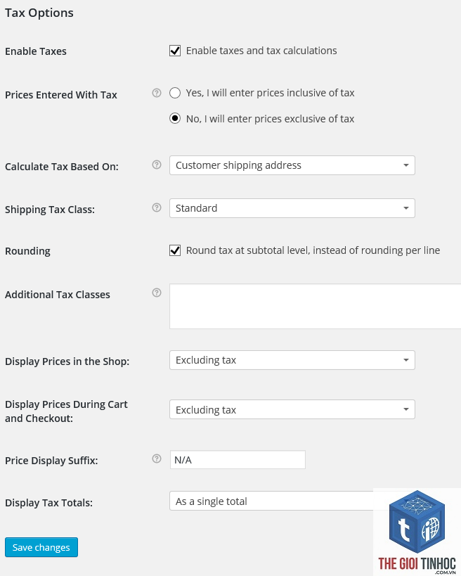woocommerce tax calculation lỗi - Hình 2