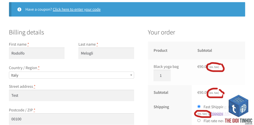 woocommerce tax inclusive lỗi - Hình 3