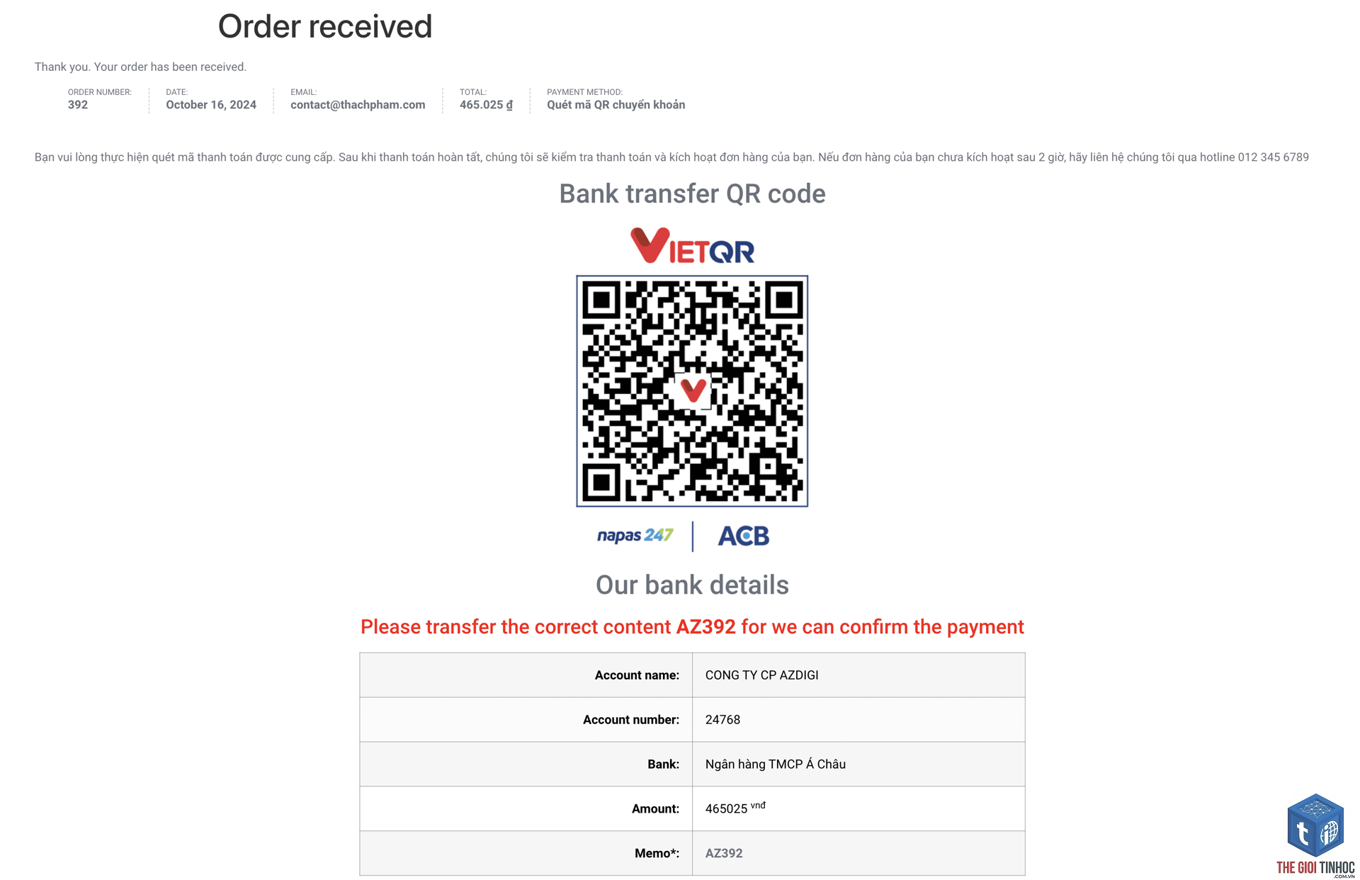 woocommerce thanh toán không hoàn tất - Hình 3