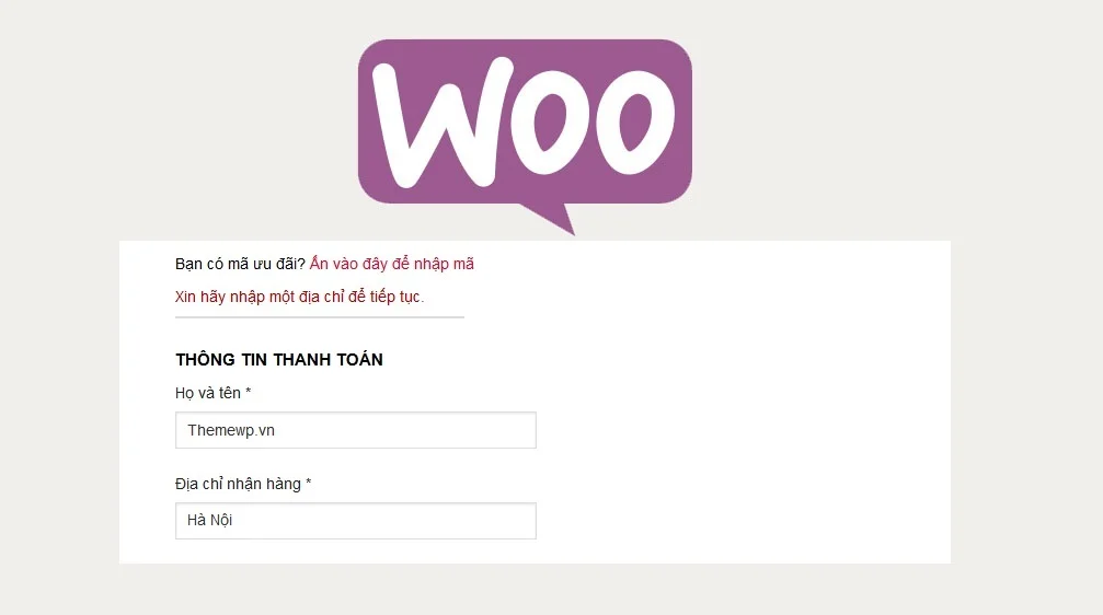 woocommerce trang thanh toán lỗi - Hình 4