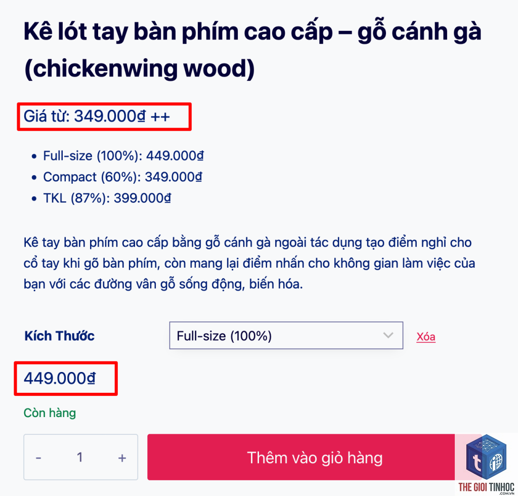 woocommerce variation giá sai