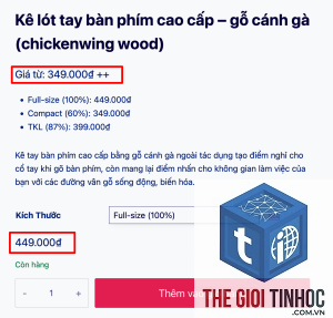 woocommerce variation giá sai