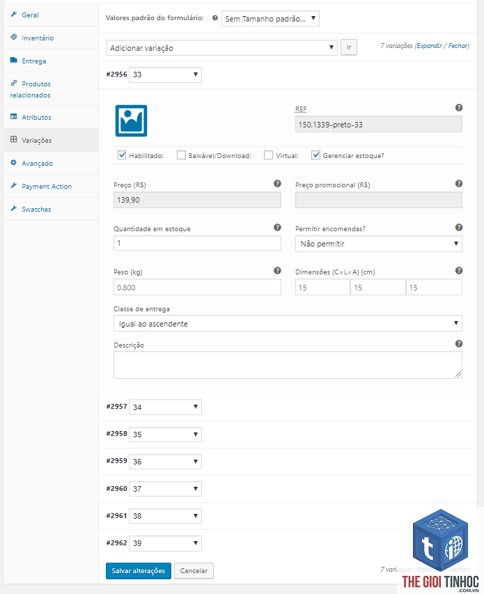 woocommerce variation stock lỗi - Hình 3