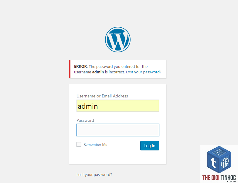 wordpress admin account missing
