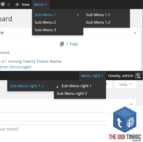 wordpress admin bar là gì - Hình 4