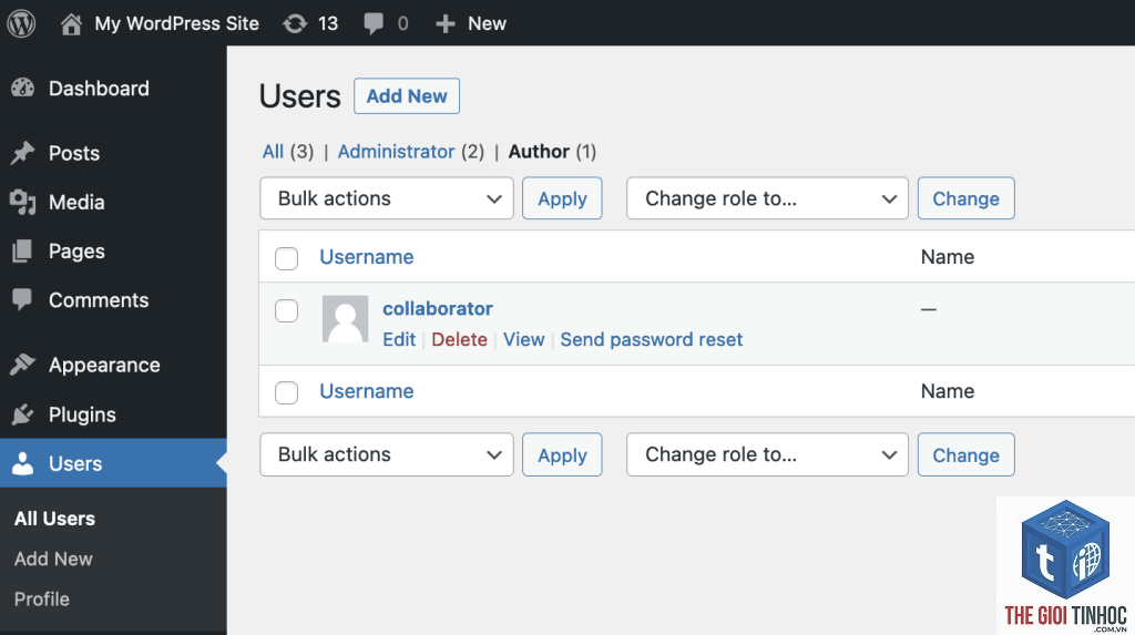 wordpress admin user deleted