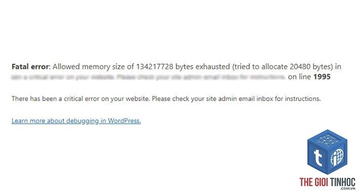 wordpress allowed memory size exhausted - Hình 4