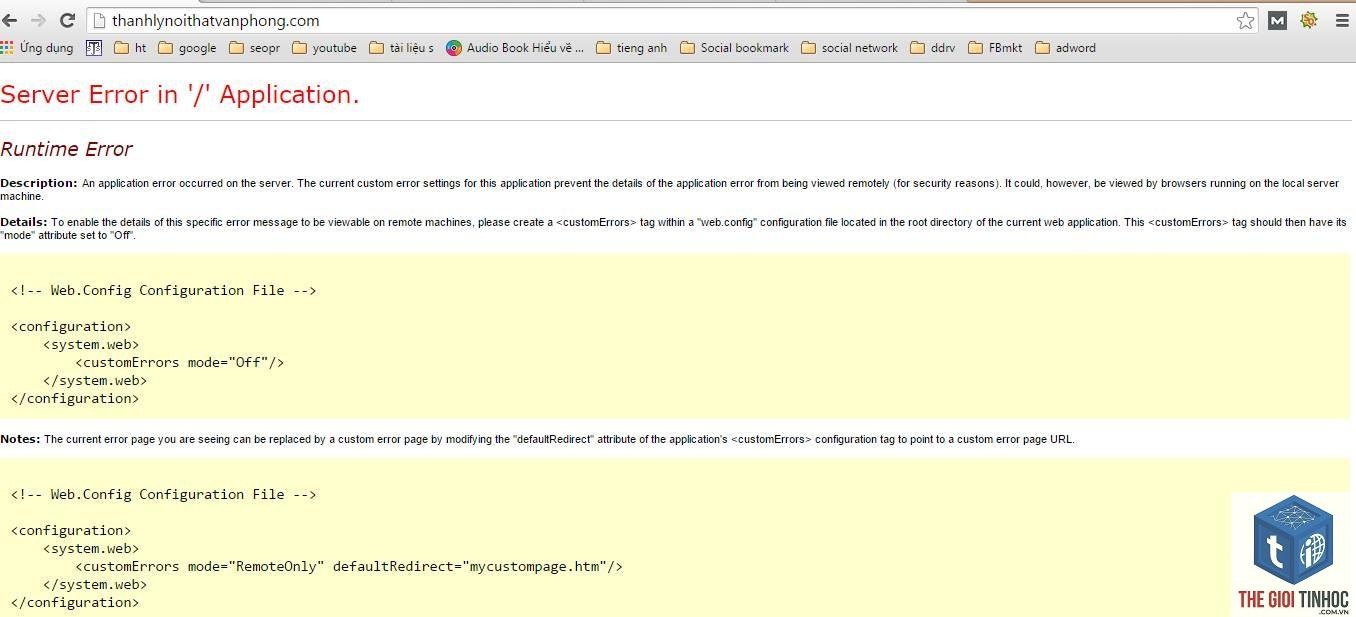 wordpress application server error - Hình 2